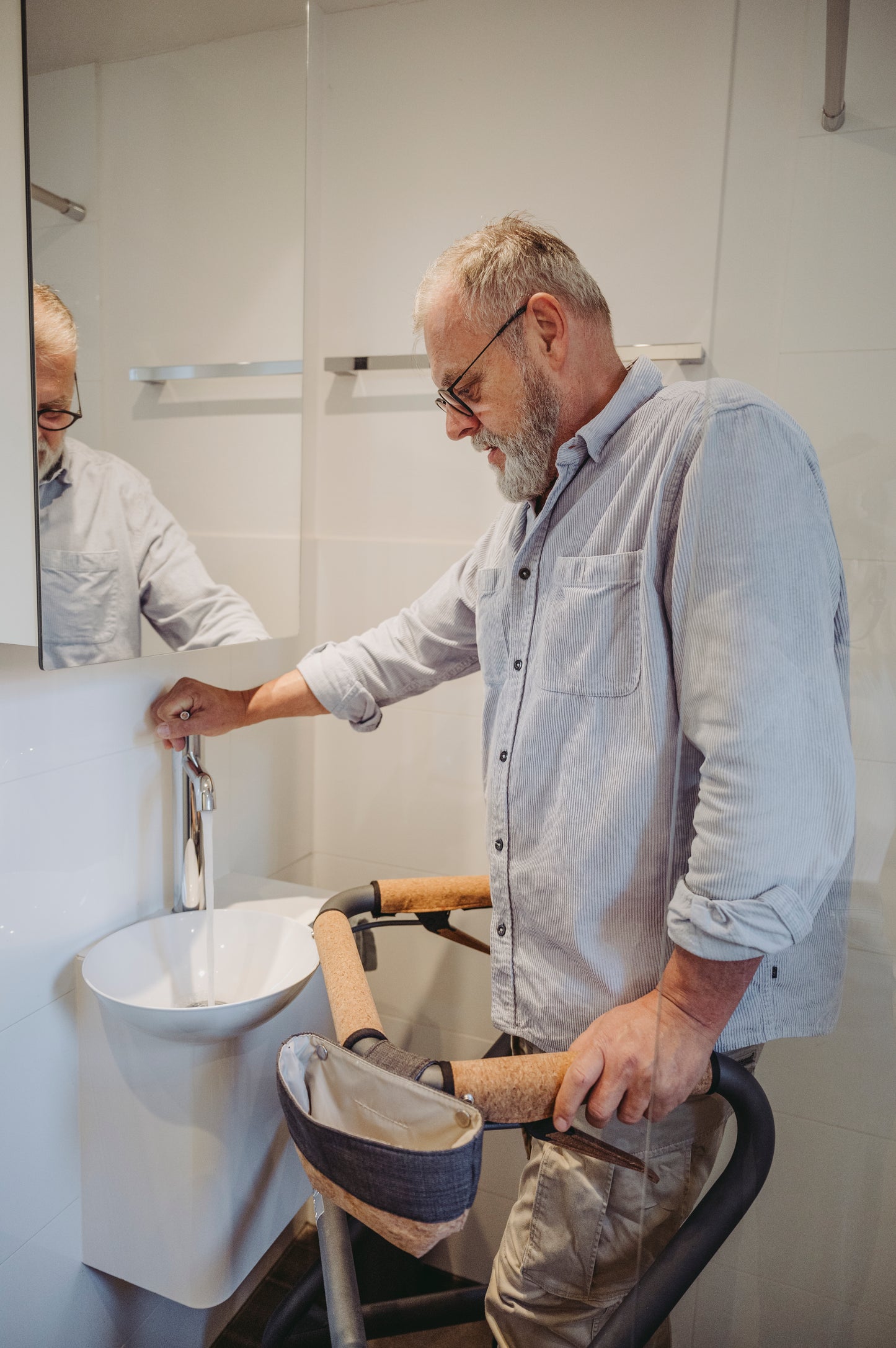 Saljol Wohnraumrollator in Vollausstattung