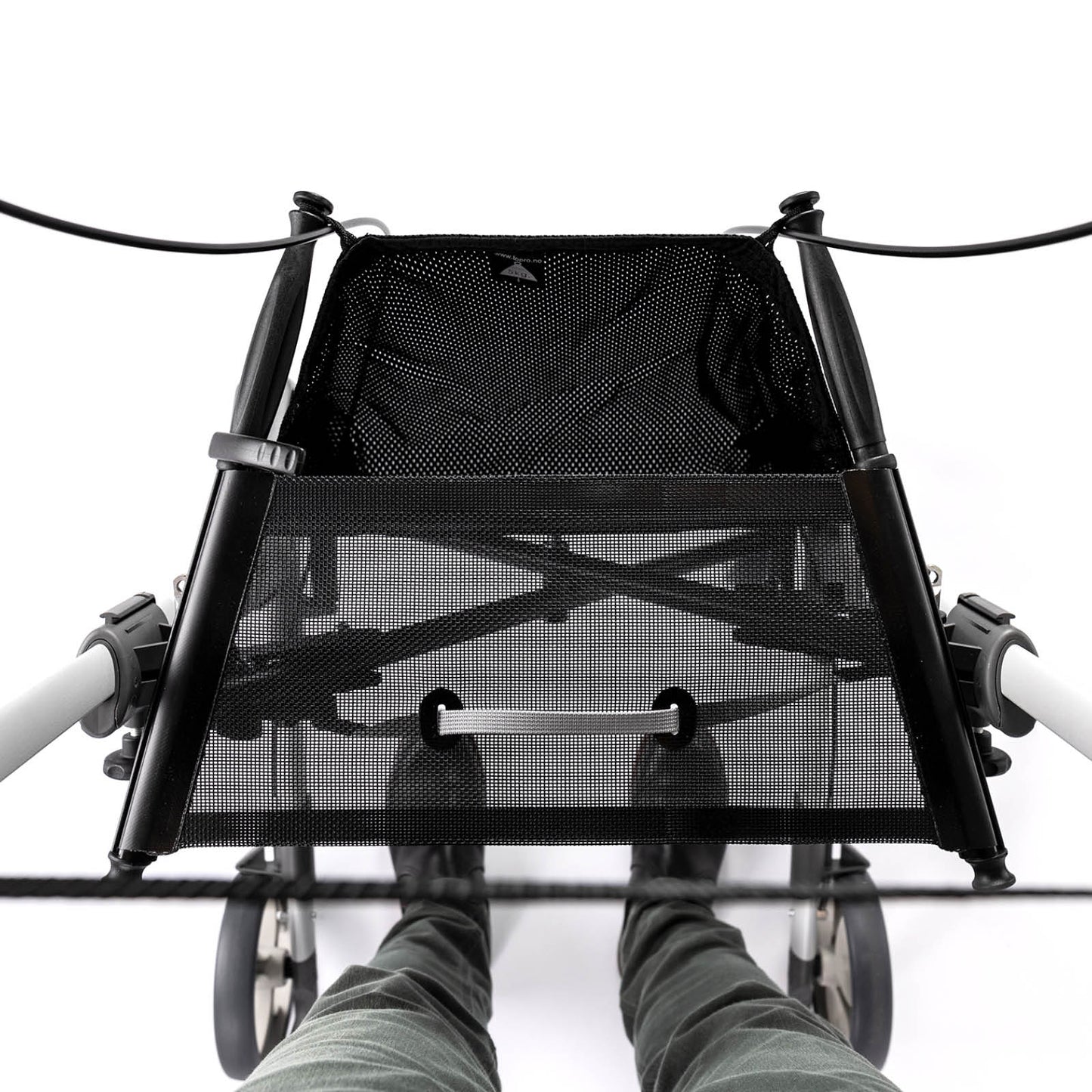 TOPRO Troja Original, in Rot, von oben (6) - Rollator für Senioren
