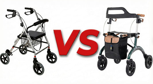 Rollator vom Hilfsmittelverzeichnis im Vergleich zum Kauf - Krankenkasse oder selbst zahlen