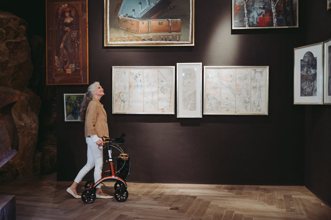 carbon oder aluminium rollator