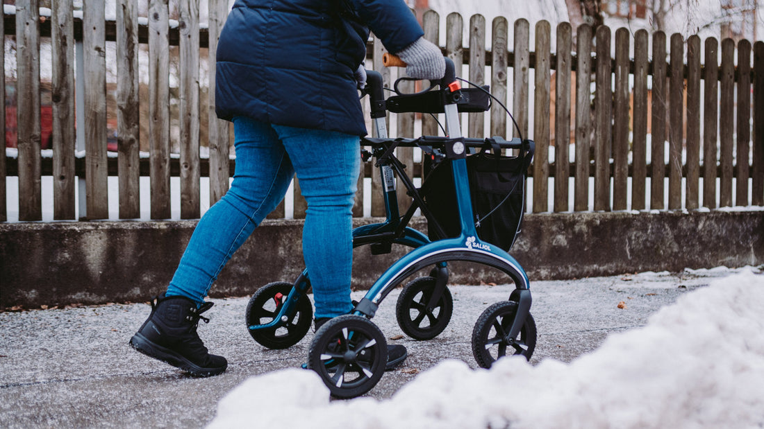 Rollator im Winter: Hierauf sollte geachtet werden.