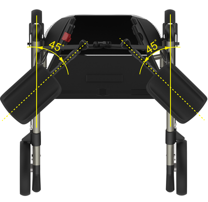 Rehasense Auswärts-Rollator Navigator Air Arthritis, klappbar und kompakt - Outdoor Rollator