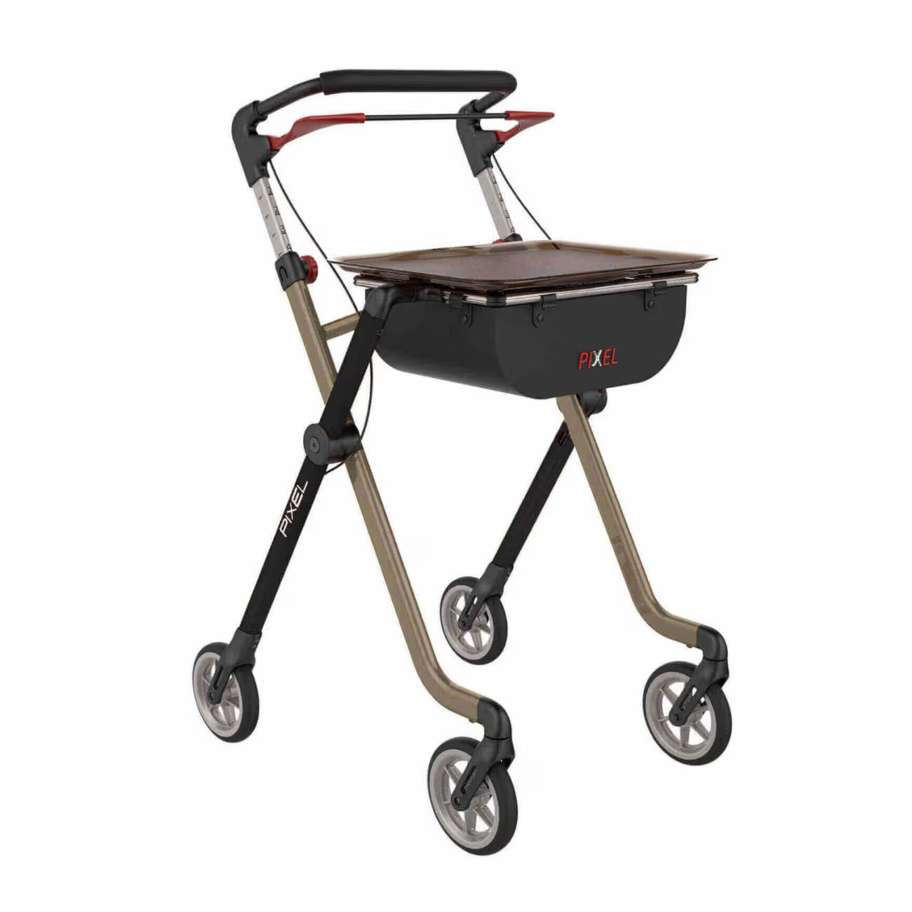 Rehasense Wohnraumrollator Pixel, in Aktion im Alltag - Rollator für die Wohnung
