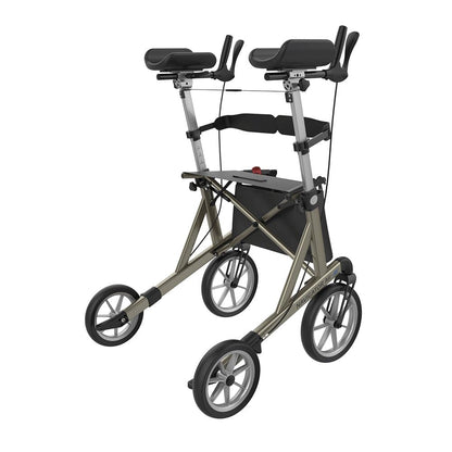 Rehasense Auswärts-Rollator Navigator Air Arthritis, in der Rückansicht - Outdoor Rollator mit Arthritis-Griffen