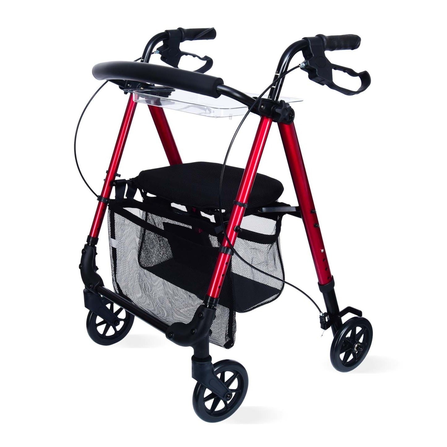 Mobility Plus Wohnraumrollator IR10+ rot