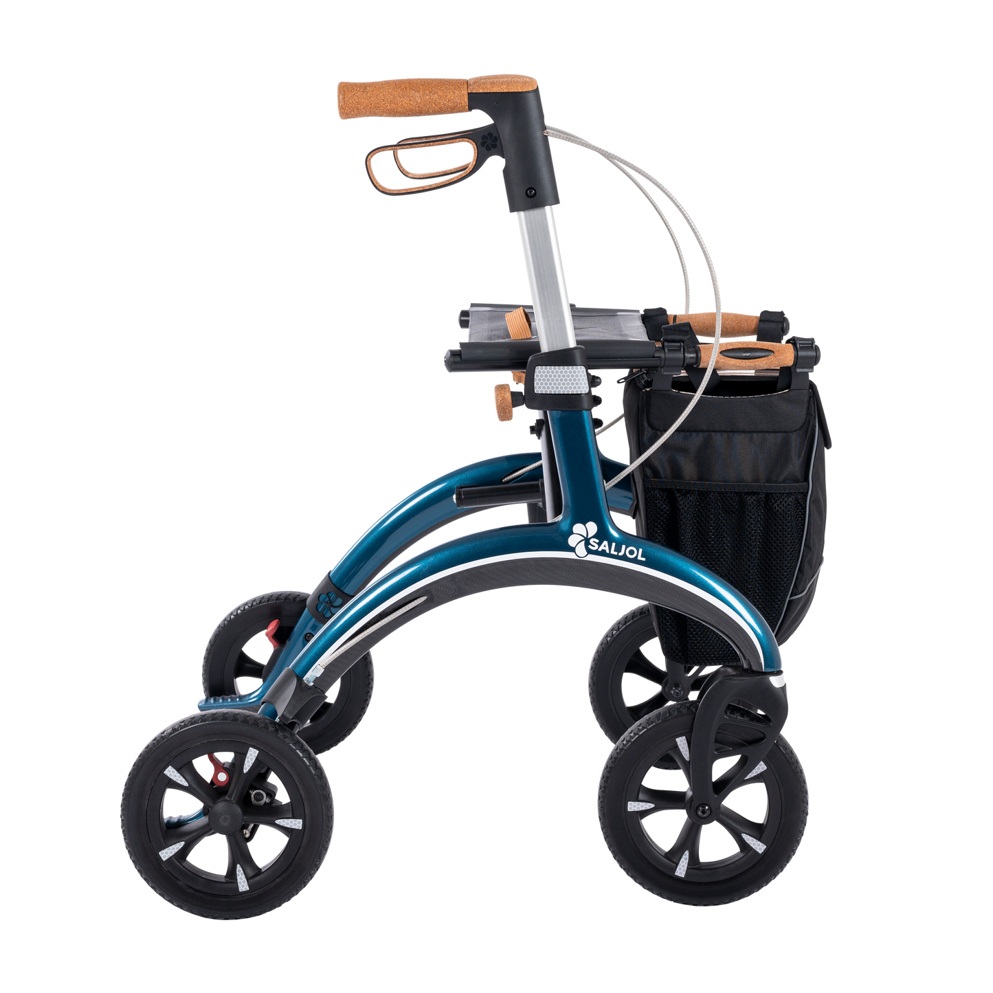 Saljol Carbon Rollator mit Vollausstattung