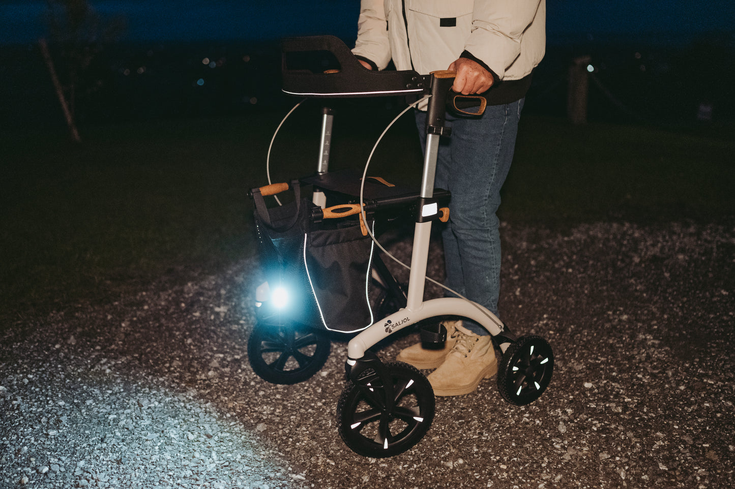 Saljol Allround Rollator mit Vollausstattung