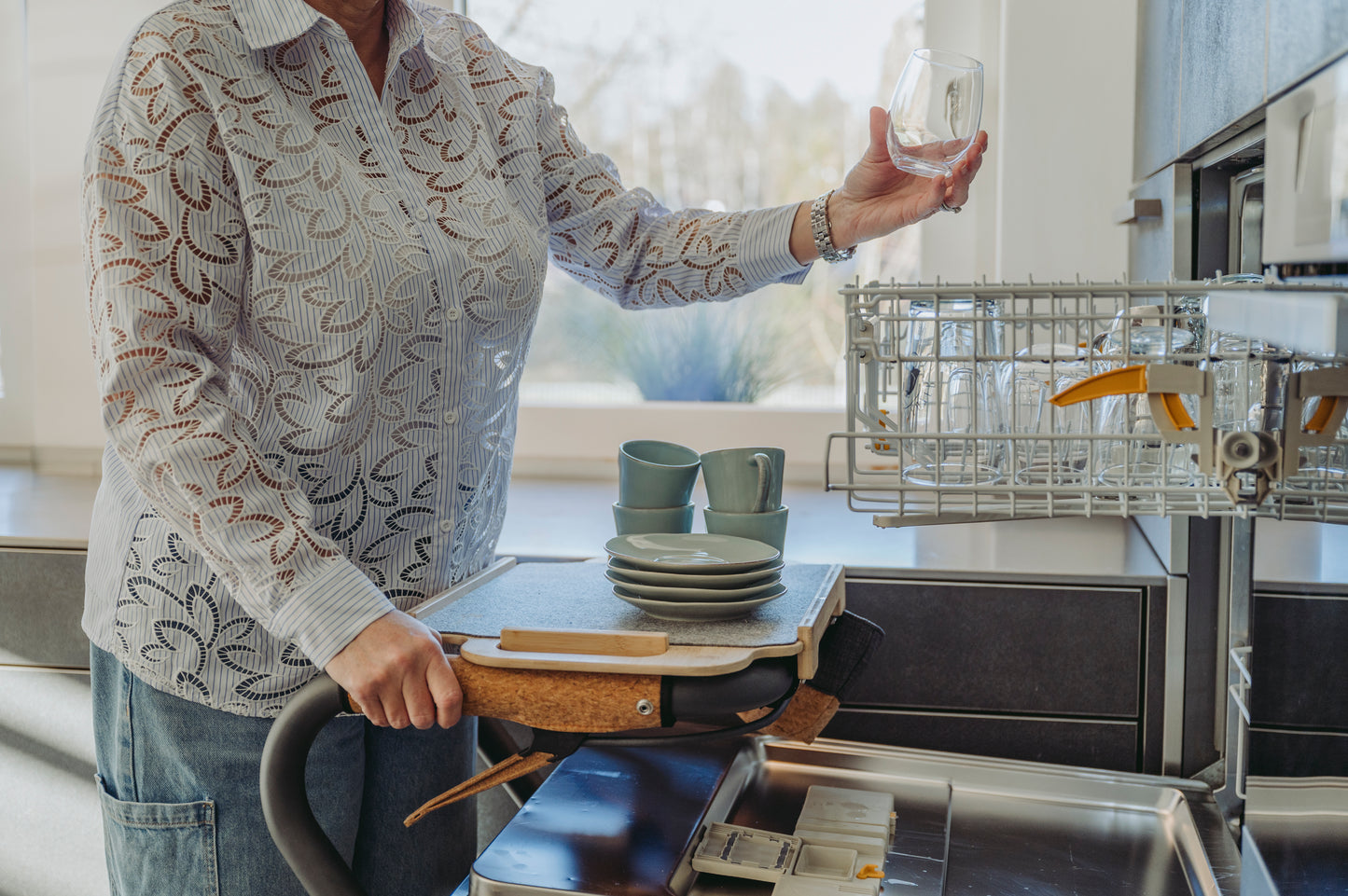 Saljol Wohnraumrollator in Vollausstattung