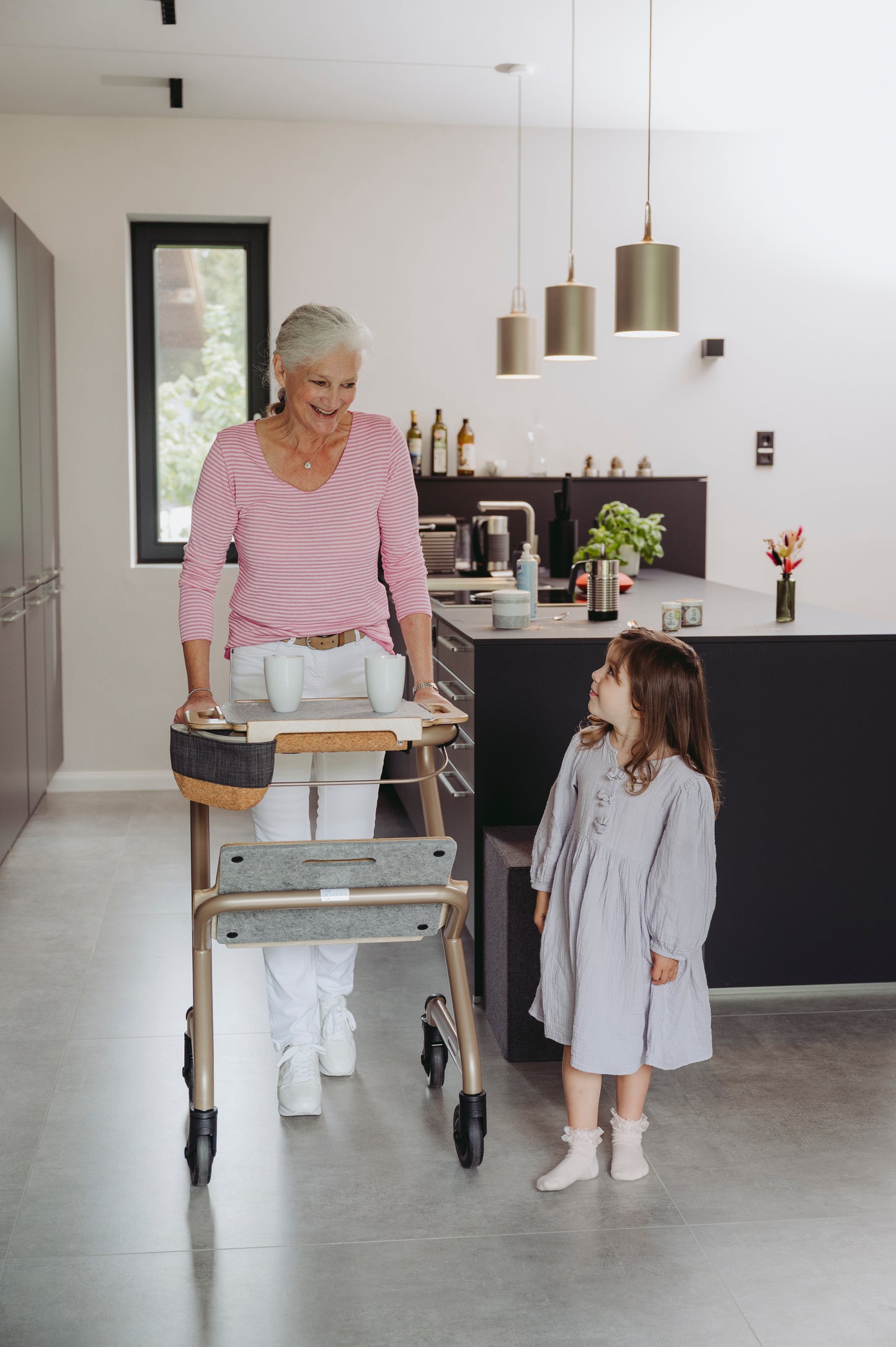 Saljol Wohnraumrollator in Vollausstattung