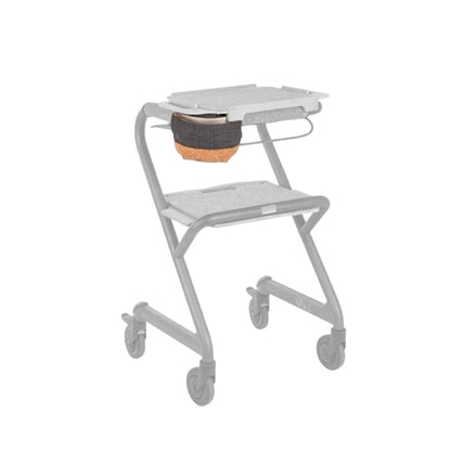 kleine Tasche aus Kork für den Wohnraumrollator von Saljol