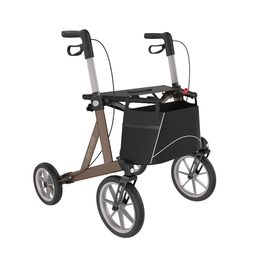 Rehasense Auswärts-Rollator Explorer, in der Frontansicht - Outdoor Rollator