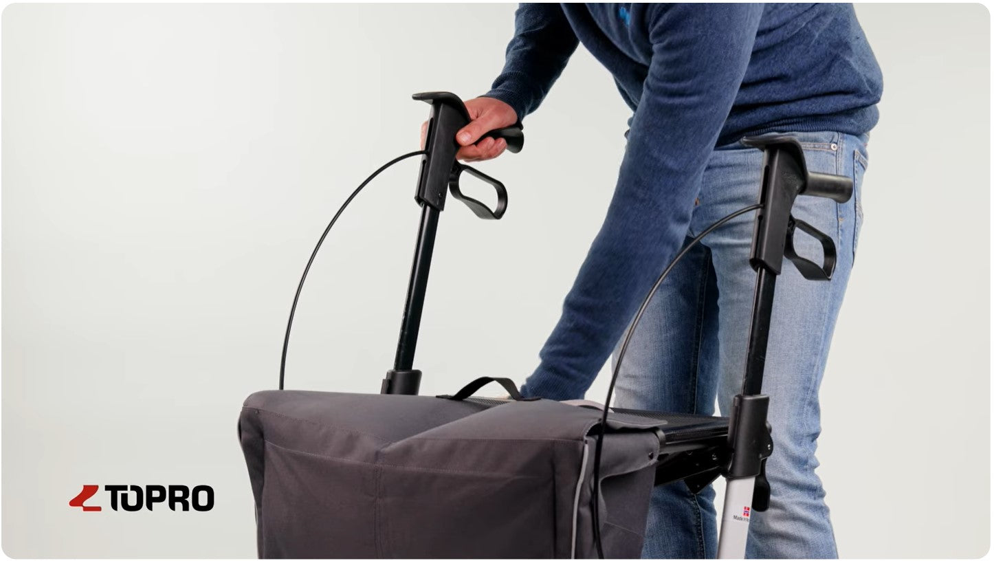 Load video: Video about Saljol's indoor rollator