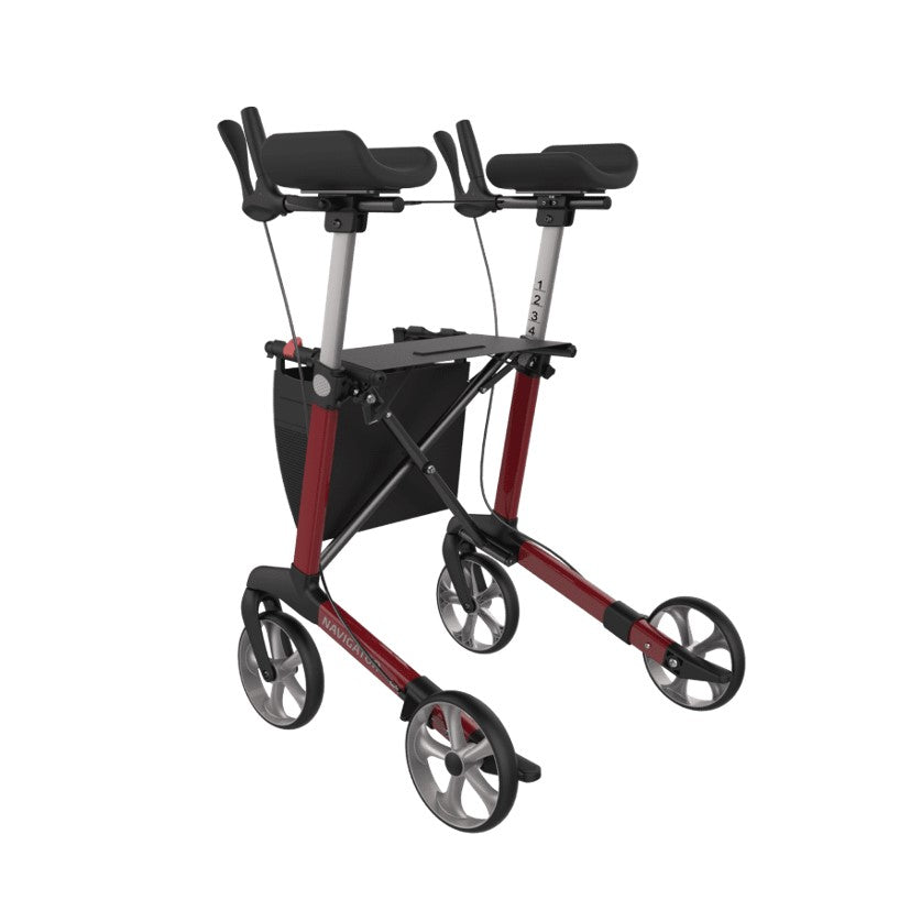 Rehasense Wohnraumrollator Navigator Arthritis, mit Sitz und Korb - Rollator für die Wohnung