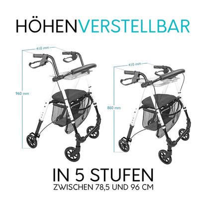 Mobility Plus Wohnraumrollator IR10+, klappbar und kompakt - Rollator für die Wohnung