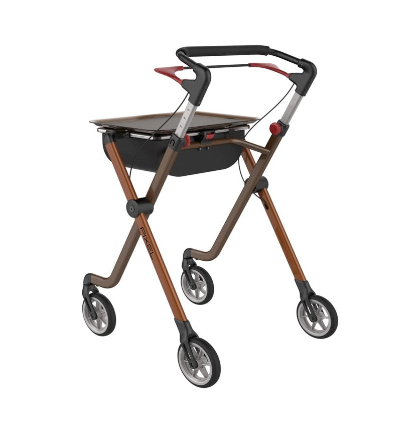 Rehasense Wohnraumrollator Pixel, von schräg vorne - Rollator für die Wohnung