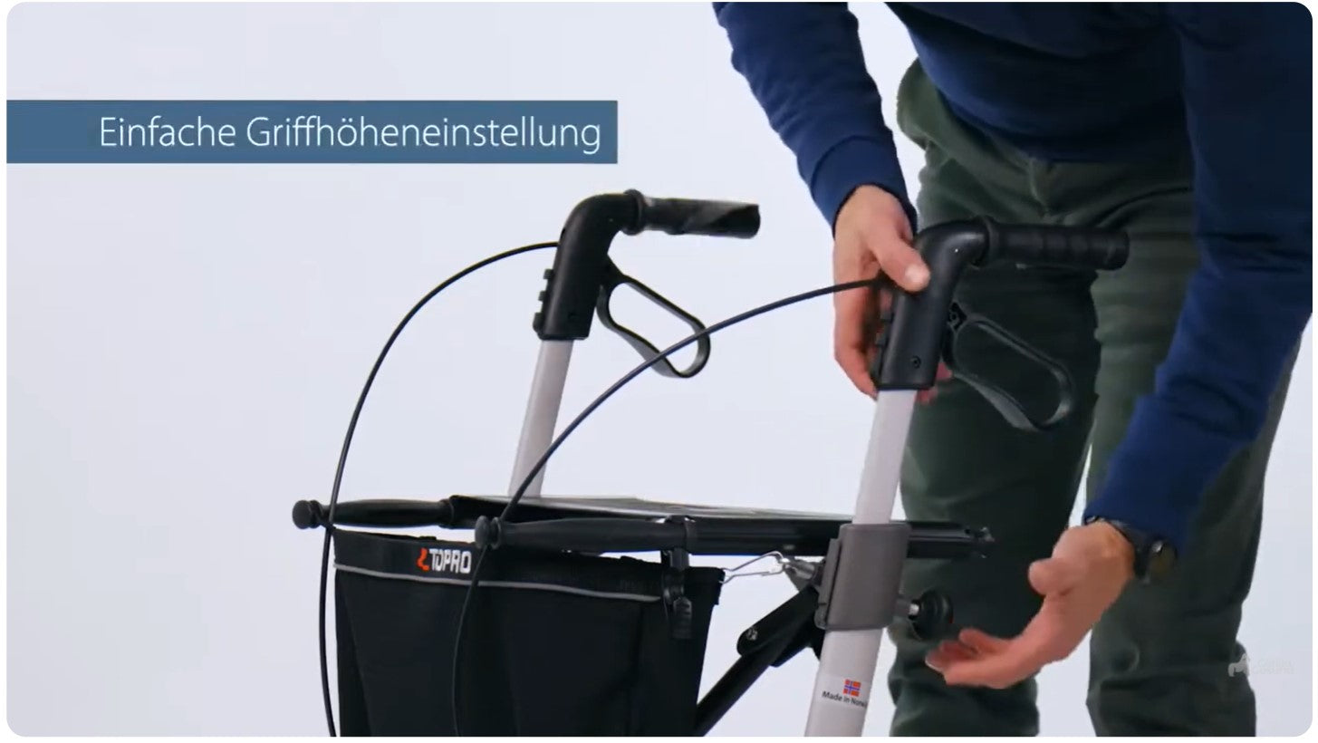 Load video: Video about Saljol's indoor rollator