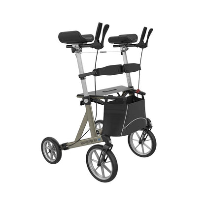 Rehasense Auswärts-Rollator Navigator Air Arthritis, in der Frontansicht - Outdoor Rollator mit Arthritis-Griffen