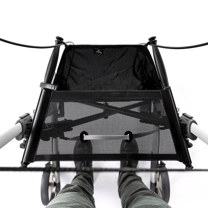 TOPRO Troja Original, in Rot, von oben (6) - Rollator für Senioren