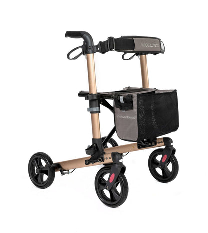 WheelzAhead TRACK Rollator, von schräg vorne - Rollator für Senioren