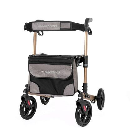 WheelzAhead TRACK Rollator, in der Frontansicht - Rollator für Senioren