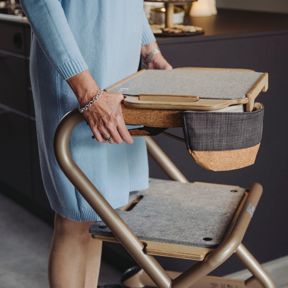 Saljol Wohnraumrollator Tablett