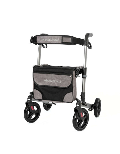 WheelzAhead TRACK Rollator, im Einsatz draußen - Rollator für Senioren
