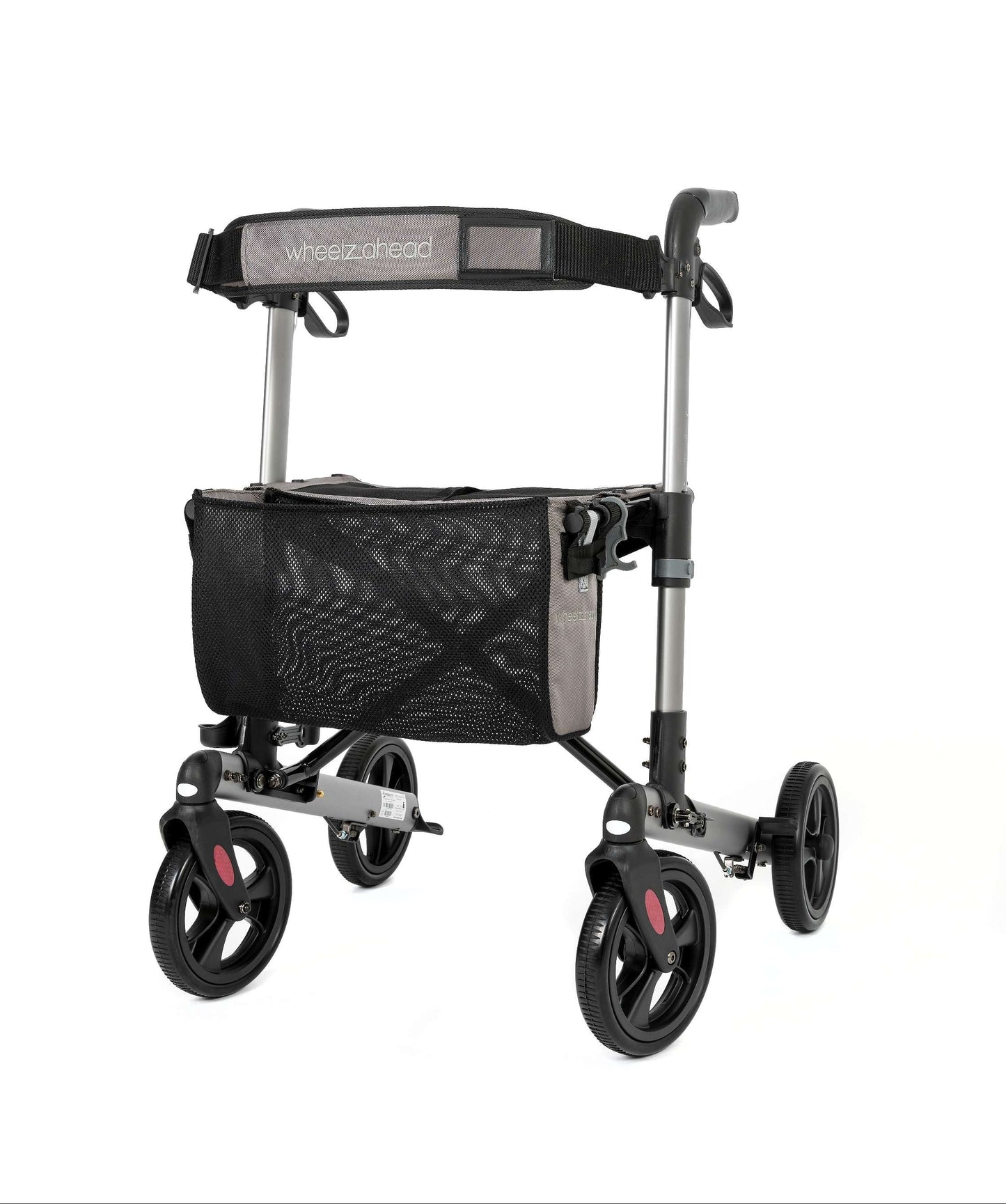 WheelzAhead TRACK Rollator, mit Sitz und Korb - Rollator für Senioren
