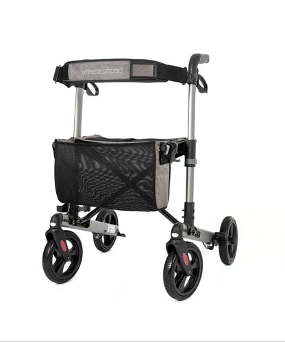 WheelzAhead TRACK Rollator, mit Sitz und Korb - Rollator für Senioren