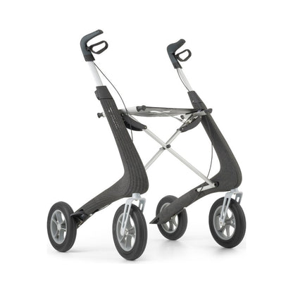 byACRE Nordic Pioneer Rollator in Granitschwarz, Hauptansicht schräg von vorn