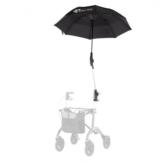 Saljol Regenschirm für Rollatoren schwarz