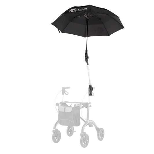 Saljol Regenschirm für Rollatoren schwarz