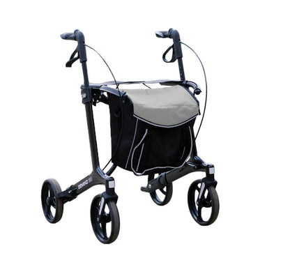 Sunrise Gemino 30 Carbon Rollator mit City-Tasche Graphitgrau (optional)