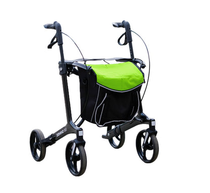 Sunrise Gemino 30 Carbon Rollator mit City-Tasche Grün (optional)