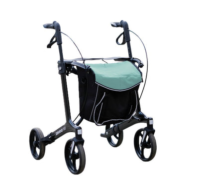 Sunrise Gemino 30 Carbon Rollator mit City-Tasche Mintgrün (optional)