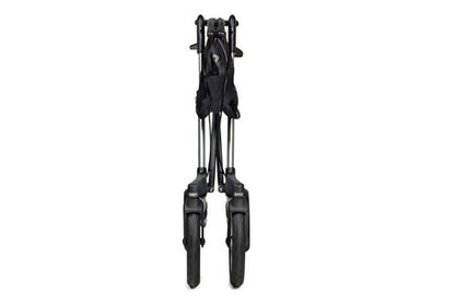 Sunrise Gemino 60 Outdoor Rollator zusammengeklappt, Ansicht von vorn