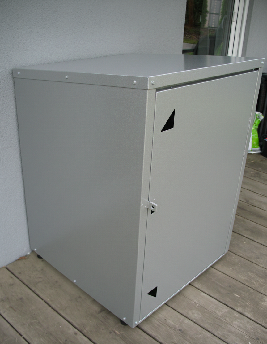 Rollatorbox Mittel grau