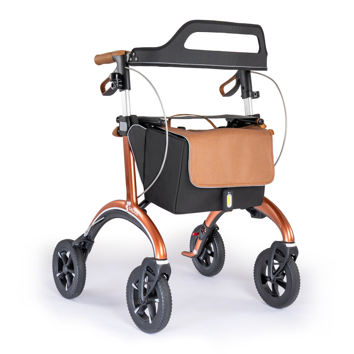 Saljol Carbon Rollator with full equipment